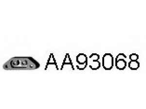 VENEPORTE AA93068 guminė juosta, išmetimo sistema 
 Išmetimo sistema -> Surinkimo dalys -> Atskiros surinkimo dalys -> Guminė juosta
4401259, 8425459, 9109259, 7700686449