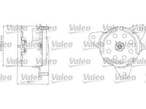 VALEO 698303 elektrovariklis, raditoriaus ventiliatorius 
 Aušinimo sistema -> Radiatoriaus ventiliatorius
1253-29, 125329, 1253-29, 125329