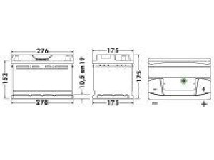 EXIDE EX17 starterio akumuliatorius; starterio akumuliatorius
46 225 503