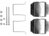 priedų komplektas, diskinių stabdžių trinkelės