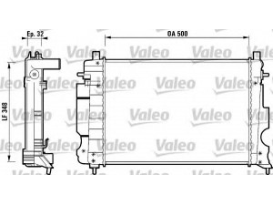 VALEO 732120 radiatorius, variklio aušinimas 
 Aušinimo sistema -> Radiatorius/alyvos aušintuvas -> Radiatorius/dalys
4283438, 4729562