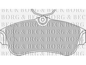 BORG & BECK BBP1760 stabdžių trinkelių rinkinys, diskinis stabdys 
 Techninės priežiūros dalys -> Papildomas remontas
410602F025, 410602F026, 410602F027