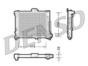 DENSO DRM25004 radiatorius, variklio aušinimas 
 Aušinimo sistema -> Radiatorius/alyvos aušintuvas -> Radiatorius/dalys
9382631