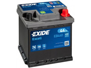 EXIDE EB440 starterio akumuliatorius; starterio akumuliatorius 
 Elektros įranga -> Akumuliatorius
517630940, 8200377234, 28800-0Q20