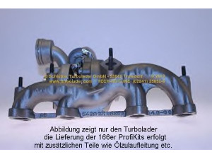 SCHLÜTTER TURBOLADER 166-00320 D kompresorius, įkrovimo sistema 
 Išmetimo sistema -> Turbokompresorius