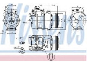 NISSENS 89023 kompresorius, oro kondicionierius 
 Oro kondicionavimas -> Kompresorius/dalys
4B0260805G, 4B0260805K, 4B0260805M