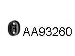 VENEPORTE AA93260 guminė juosta, išmetimo sistema 
 Išmetimo sistema -> Surinkimo dalys -> Atskiros surinkimo dalys -> Guminė juosta
20651AX610, 20651AX620, 20651BM410