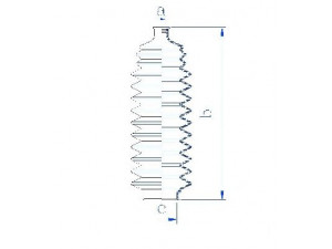 SPIDAN 84156 gofruotoji membrana, vairavimas 
 Vairavimas -> Gofruotoji membrana/sandarinimai
48203-41B27