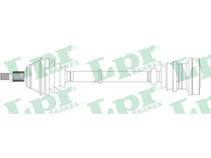 LPR DS51114 kardaninis velenas 
 Ratų pavara -> Kardaninis velenas