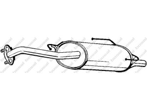 BOSAL 145-399 galinis duslintuvas 
 Išmetimo sistema -> Duslintuvas
20100-66C00, 20100-66C01