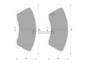 BOSCH 0 986 AB3 096 stabdžių trinkelių rinkinys, diskinis stabdys 
 Techninės priežiūros dalys -> Papildomas remontas
13 301 207, 13 356 286