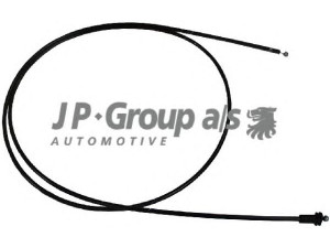 JP GROUP 1170700600 gaubto trosas 
 Kėbulas -> Transporto priemonės priekis -> Gaubtas/dalys/garso izoliacinė medžiaga
1H1823531