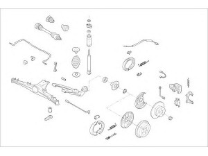 DELPHI BMW-09201-R rato pakaba 
 Ašies montavimas/vairavimo mechanizmas/ratai -> Prekių paieška pagal schemą