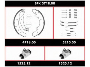 REMSA SPK 3718.00 stabdžių rinkinys, būgniniai stabdžiai 
 Stabdžių sistema -> Būgninis stabdys -> Stabdžių remonto rinkinys
4241-4W, 4241-7X