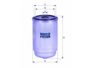 UNICO FILTER FI 7162/3 kuro filtras 
 Degalų tiekimo sistema -> Kuro filtras/korpusas
190 8556, 5001859430