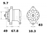 MAHLE ORIGINAL MG 190 kintamosios srovės generatorius 
 Elektros įranga -> Kint. sr. generatorius/dalys -> Kintamosios srovės generatorius
77 00 665 612, 77 00 710 963, 77 00 721 797