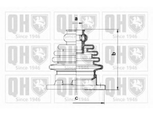 QUINTON HAZELL QJB338 gofruotoji membrana, kardaninis velenas 
 Ratų pavara -> Gofruotoji membrana
1J0 498 201, 191 498 202C, 321 407 283A