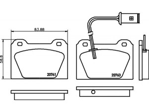 MINTEX MDB1194 stabdžių trinkelių rinkinys, diskinis stabdys 
 Techninės priežiūros dalys -> Papildomas remontas
GBP259, GBP90259