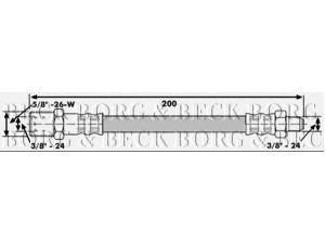 BORG & BECK BBH6541 sankabos žarna 
 Sankaba/dalys -> Sankabos valdymas -> Pagrindinis cilindras
13H300