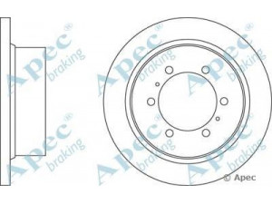 APEC braking DSK2015 stabdžių diskas 
 Stabdžių sistema -> Diskinis stabdys -> Stabdžių diskas
MB618797