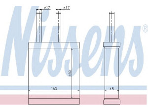 NISSENS 77519 šilumokaitis, salono šildymas 
 Šildymas / vėdinimas -> Šilumokaitis
OK9A3-61-A10