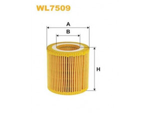 WIX FILTERS WL7509 alyvos filtras 
 Filtrai -> Alyvos filtras
11427640862, 7523201AI02