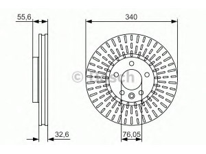 BOSCH 0 986 479 546 stabdžių diskas 
 Dviratė transporto priemonės -> Stabdžių sistema -> Stabdžių diskai / priedai
7E0 615 301 C, 1421669