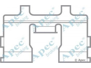 APEC braking KIT404 priedų komplektas, stabdžių trinkelė 
 Stabdžių sistema -> Būgninis stabdys -> Dalys/priedai