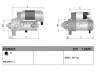 DENSO DSN957 starteris 
 Elektros įranga -> Starterio sistema -> Starteris
09A 911 023, 09A 911 023 X, 09A 911 023