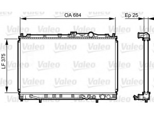 VALEO 731649 radiatorius, variklio aušinimas 
 Aušinimo sistema -> Radiatorius/alyvos aušintuvas -> Radiatorius/dalys
MB660567, MB890506