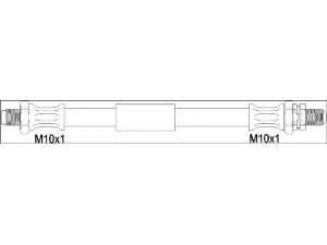 WOKING G1904.15 stabdžių žarnelė 
 Stabdžių sistema -> Stabdžių žarnelės
7402895, 95AB2282CB