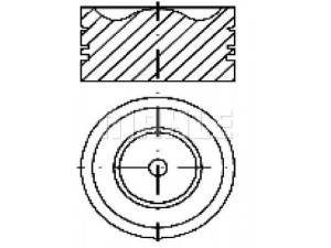 MAHLE ORIGINAL S14710 stūmoklis 
 Variklis -> Cilindrai/stūmokliai
93324983