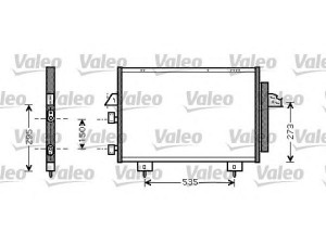 VALEO 818108 kondensatorius, oro kondicionierius