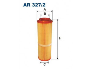 FILTRON AR327/2 oro filtras 
 Techninės priežiūros dalys -> Techninės priežiūros intervalai
6680940004, 6680940104, 6680940204