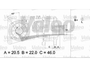 VALEO 437137 kintamosios srovės generatorius 
 Elektros įranga -> Kint. sr. generatorius/dalys -> Kintamosios srovės generatorius
5705-2A, 5705-4T, 5705-FW, 57052A