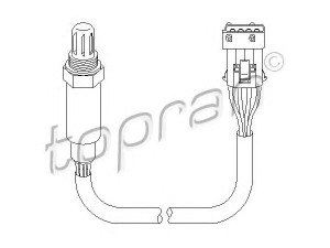 TOPRAN 721 858 lambda jutiklis 
 Variklis -> Variklio elektra
1628 AA, 1628 AA