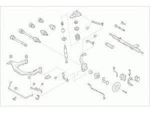 ZF Parts AUDI-A4AV-FZ003 vairavimo mechanizmas; rato pakaba 
 Ašies montavimas/vairavimo mechanizmas/ratai -> Prekių paieška pagal schemą