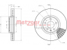METZGER 6110716 stabdžių diskas 
 Stabdžių sistema -> Diskinis stabdys -> Stabdžių diskas
8R0 615 301