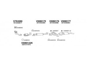 VENEPORTE 800153 išmetimo sistema