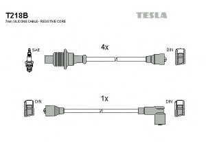 TESLA T218B uždegimo laido komplektas 
 Kibirkšties / kaitinamasis uždegimas -> Uždegimo laidai/jungtys
5967J9