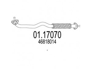 MTS 01.17070 išleidimo kolektorius 
 Išmetimo sistema -> Išmetimo vamzdžiai
46818014