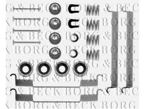 BORG & BECK BBK6065 priedų komplektas, diskinių stabdžių trinkelės 
 Stabdžių sistema -> Diskinis stabdys -> Stabdžių dalys/priedai