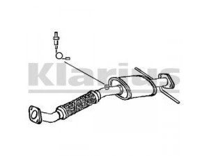 KLARIUS KA54E vidurinis duslintuvas 
 Išmetimo sistema -> Duslintuvas
28610FD200