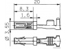 HERTH+BUSS ELPARTS 50253274088 apspaudimo jungtis
12521744075, 1744075, 0065452126