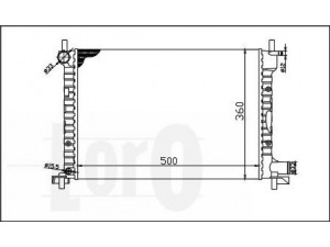 LORO 017-017-0013 radiatorius, variklio aušinimas 
 Aušinimo sistema -> Radiatorius/alyvos aušintuvas -> Radiatorius/dalys
1001860, 1001861, 1012954, 1012955