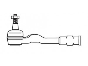 FRAP 4590 skersinės vairo trauklės galas 
 Vairavimas -> Vairo mechanizmo sujungimai
4G0423812A