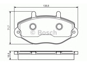 BOSCH 0 986 495 112 stabdžių trinkelių rinkinys, diskinis stabdys 
 Techninės priežiūros dalys -> Papildomas remontas
1502952, 1134159, 5028764, 6197739