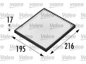 VALEO 698681 filtras, salono oras 
 Techninės priežiūros dalys -> Techninės priežiūros intervalai
586154G000, 8713952010, 88568-52010