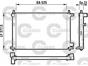 VALEO 232003 radiatorius, variklio aušinimas 
 Aušinimo sistema -> Radiatorius/alyvos aušintuvas -> Radiatorius/dalys
1012954, 1042588, 1012954, 1042588