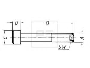 PE Automotive 075.291-00A centrinė sklendė